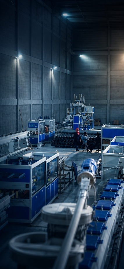 GreenFix manufacturing facility and pipe systems